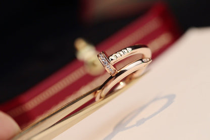 [⭐Shinejoy]JUSTE RING 2.65MM PINK GOLD DIAMOND