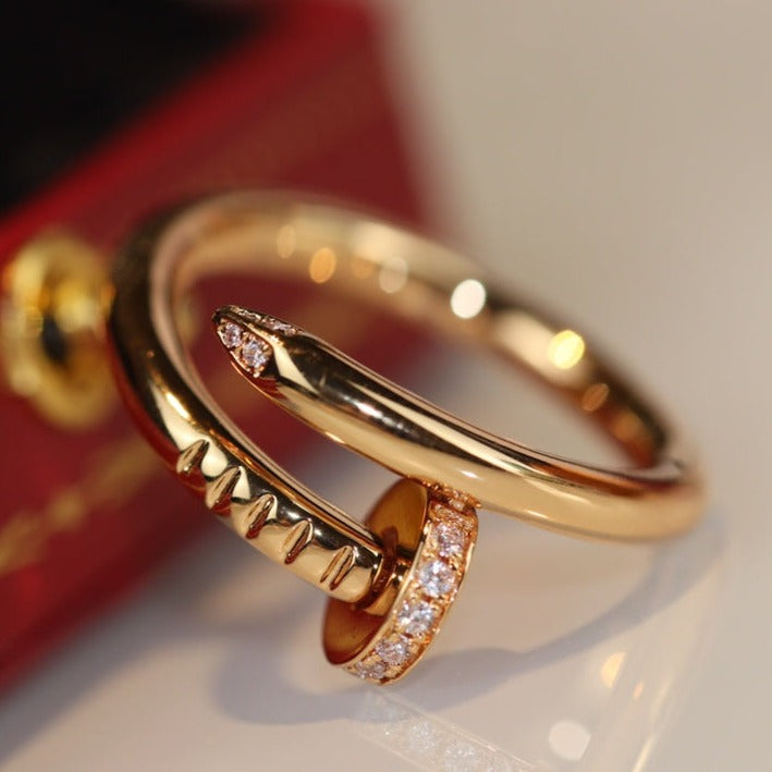 [⭐Shinejoy]JUSTE RING 2.65MM GOLD DIAMOND
