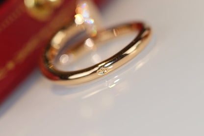 [⭐Shinejoy]JUSTE RING 2.65MM GOLD DIAMOND