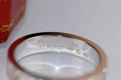 [⭐Shinejoy]LOVE RING 3.6MM DIAMOND PAVED