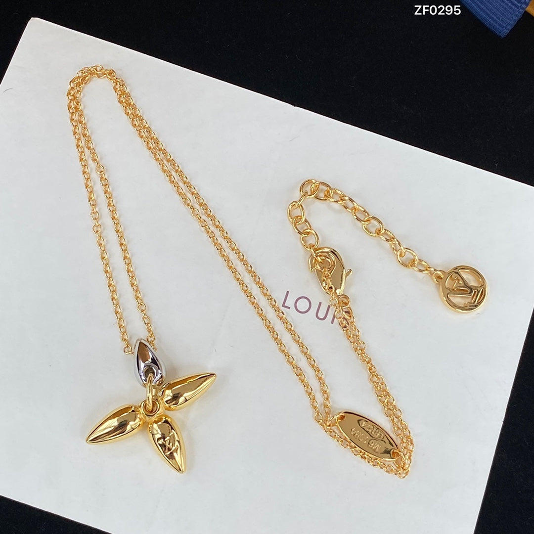 [⭐Shinejoy]LOUISETTE PEDANT GOLD NECKLACE