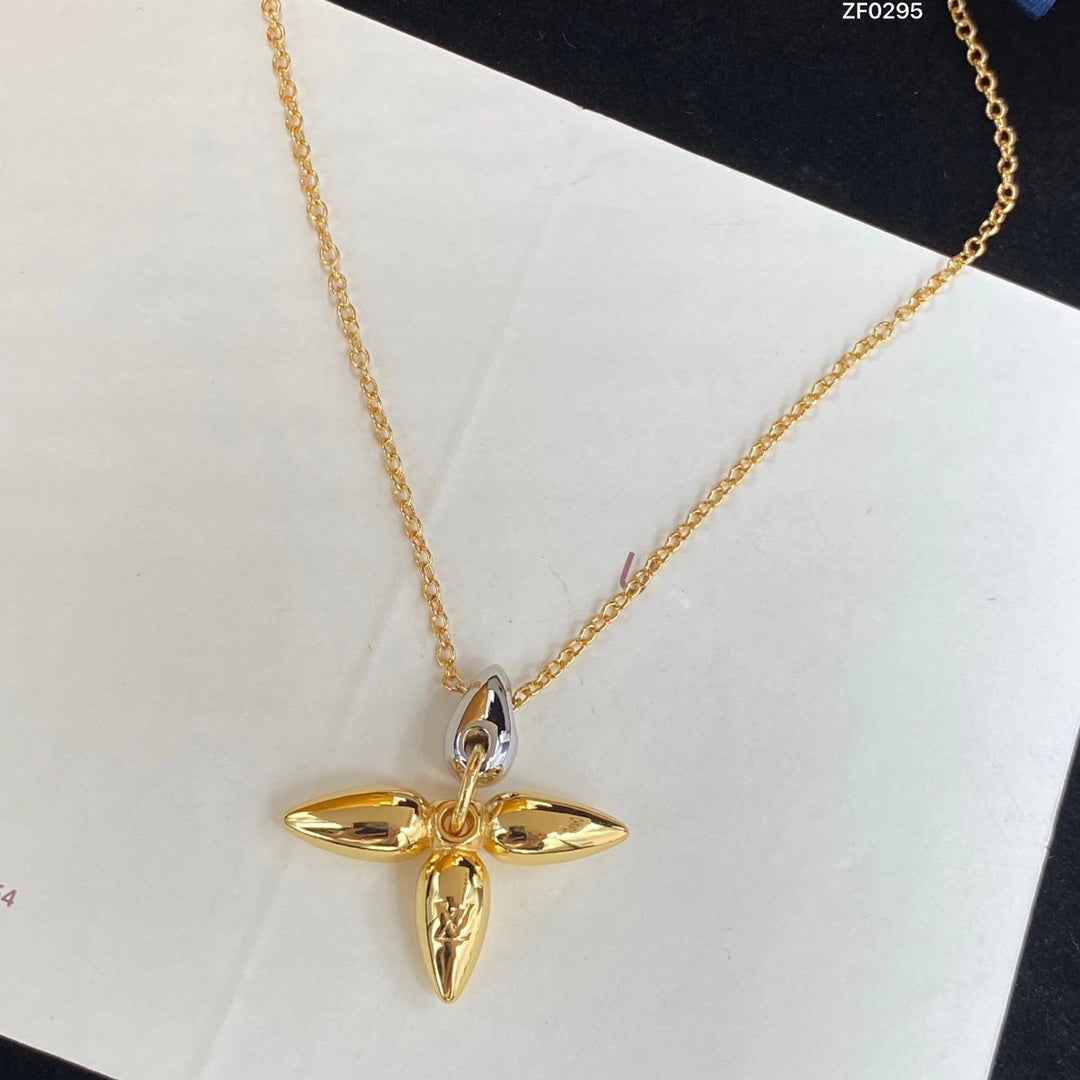 [⭐Shinejoy]LOUISETTE PEDANT GOLD NECKLACE