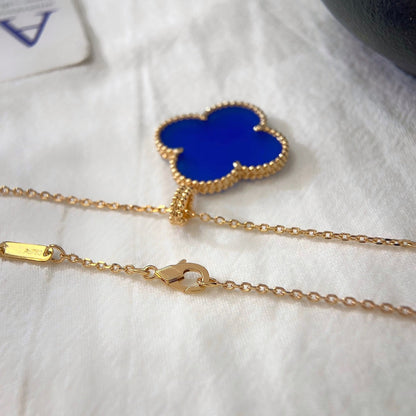 [⭐Shinejoy]CLOVER 25MM NECKLACE TURQUOISE ROSE GOLD