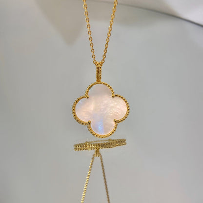 [⭐Shinejoy]CLOVER 25MM MOP LARGE PENDANT NECKLACE
