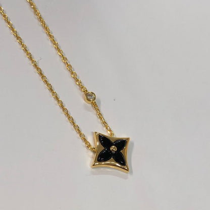 [⭐Shinejoy]STAR BLACK MOP NECKLACE
