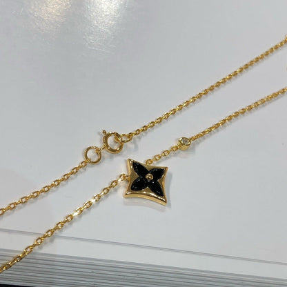 [⭐Shinejoy]STAR BLACK MOP NECKLACE