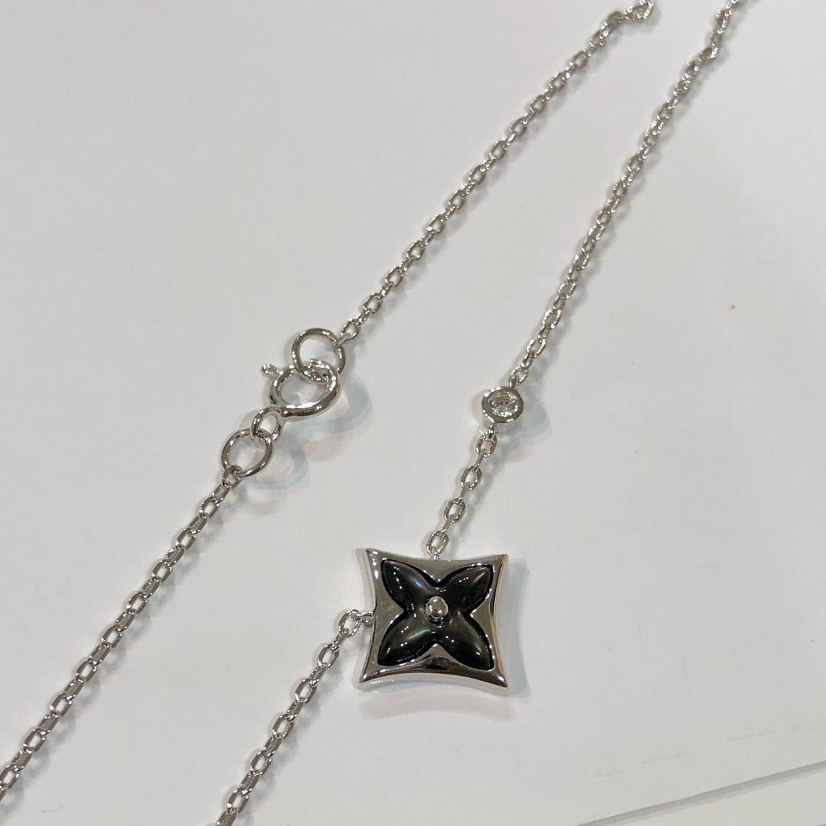 [⭐Shinejoy]STAR BLACK MOP NECKLACE