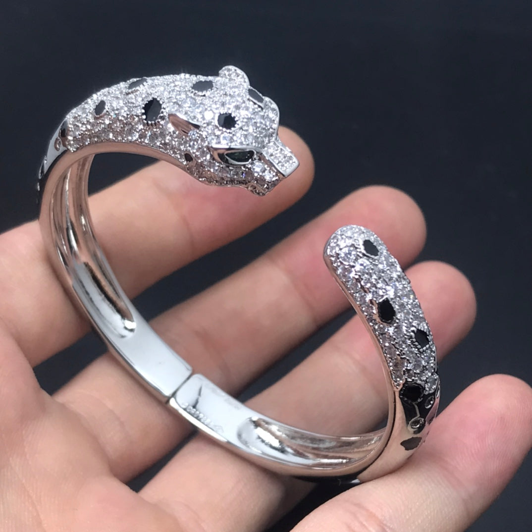 [⭐Shinejoy]PANTHERE BIG BRACELET DIAMONDS