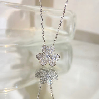 [⭐Shinejoy]FLOWER DIAMOND NECKLACE