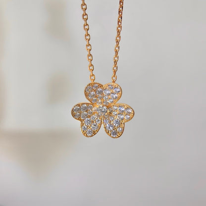 [⭐Shinejoy]FLOWER DIAMOND NECKLACE