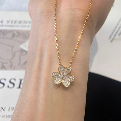 [⭐Shinejoy]FLOWER DIAMOND NECKLACE