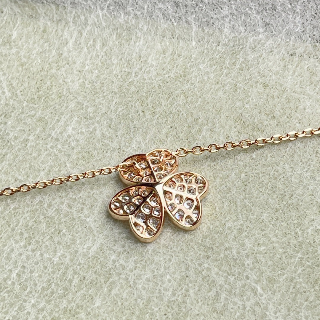 [⭐Shinejoy]FLOWER DIAMOND NECKLACE