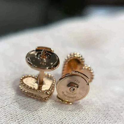 [⭐Shinejoy]HEART CARNELIAN STUD EARRINGS