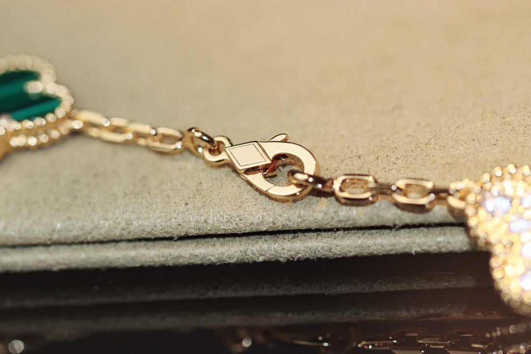 [⭐Shinejoy]CLOVER 20 MOTIFS ONYX ROSE GOLD