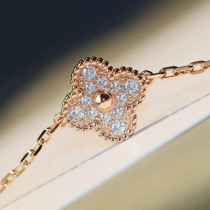 [⭐Shinejoy]CLOVER 20 MOTIFS LASER DIAMOND NECKLACE