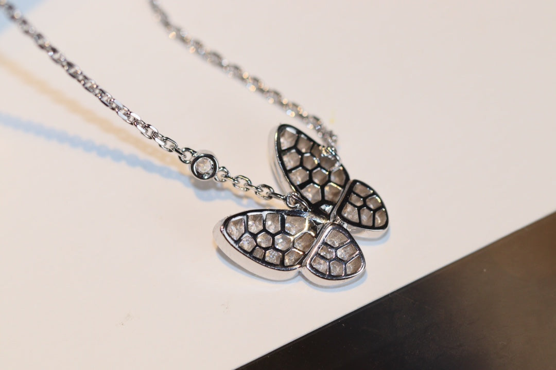 [⭐Shinejoy]BUTTERFLY DIAMOND NECKLACE