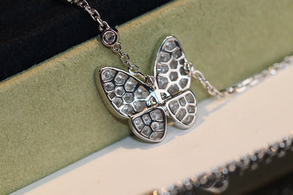 [⭐Shinejoy]BUTTERFLY DIAMOND NECKLACE