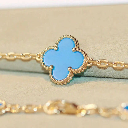 [⭐Shinejoy]CLOVER 20 MOTIFS TURQUOISE GOLD