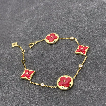 [⭐Shinejoy]STAR AND SUN CARNELIAN 4 MOTIFS 3 DIAMONDS