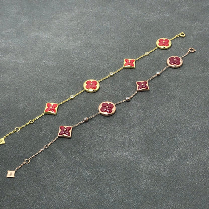 [⭐Shinejoy]STAR AND SUN CARNELIAN 4 MOTIFS 3 DIAMONDS