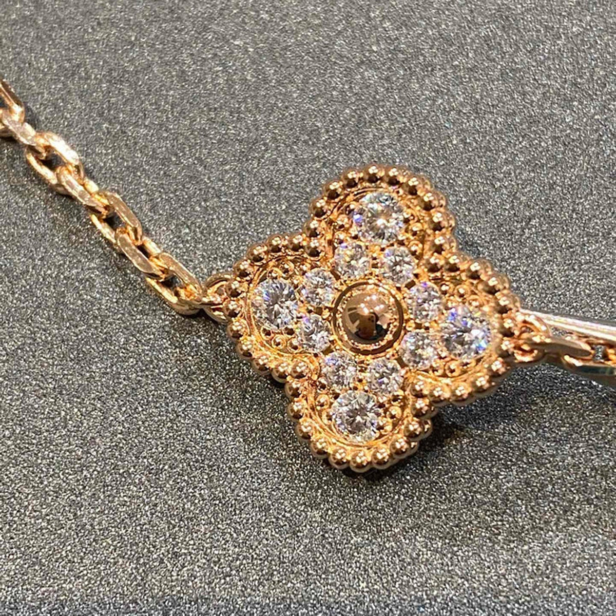 [⭐Shinejoy] CLOVER 5 MOTIF FULL DIAMOND BRACELET COLLECTION