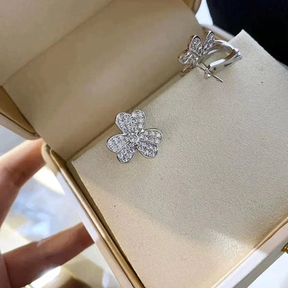 [⭐Shinejoy]CLOVER COMOS DIAMOND EARRINGS SILVER