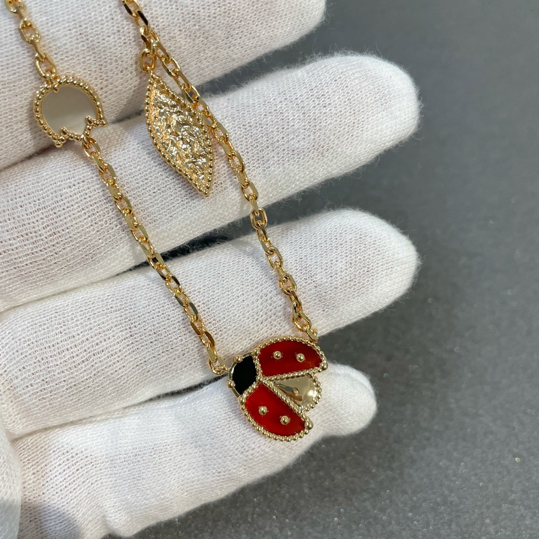 [⭐Shinejoy]LUCKY SPRING 15 MOTIFS GOLD NECKLACE