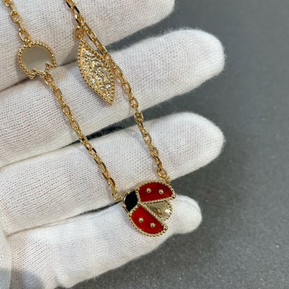[⭐Shinejoy]LUCKY SPRING 15 MOTIFS GOLD NECKLACE