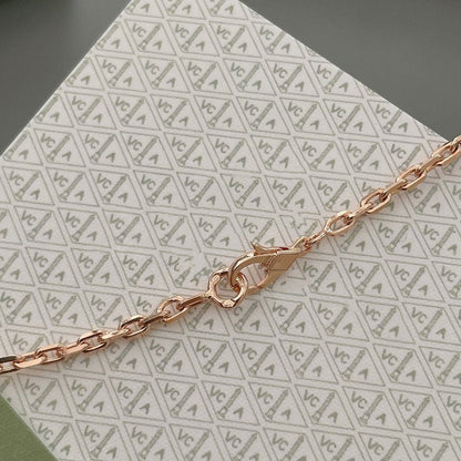 [⭐Shinejoy]LUCKY SPRING 15 MOTIFS ROSE GOLD NECKLACE
