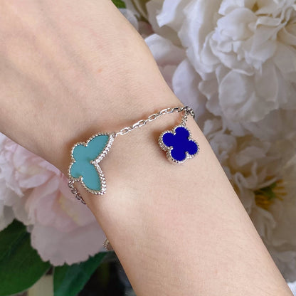 [⭐Shinejoy]LUCKY SPRING SILVER BRACELET 4 MOTIF