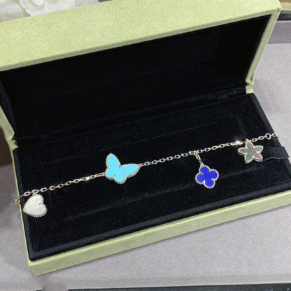 [⭐Shinejoy]LUCKY SPRING SILVER BRACELET 4 MOTIF