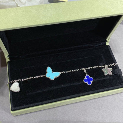 [⭐Shinejoy]LUCKY SPRING SILVER BRACELET 4 MOTIF