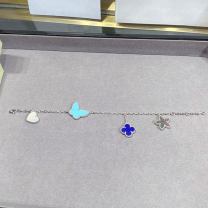 [⭐Shinejoy]LUCKY SPRING SILVER BRACELET 4 MOTIF
