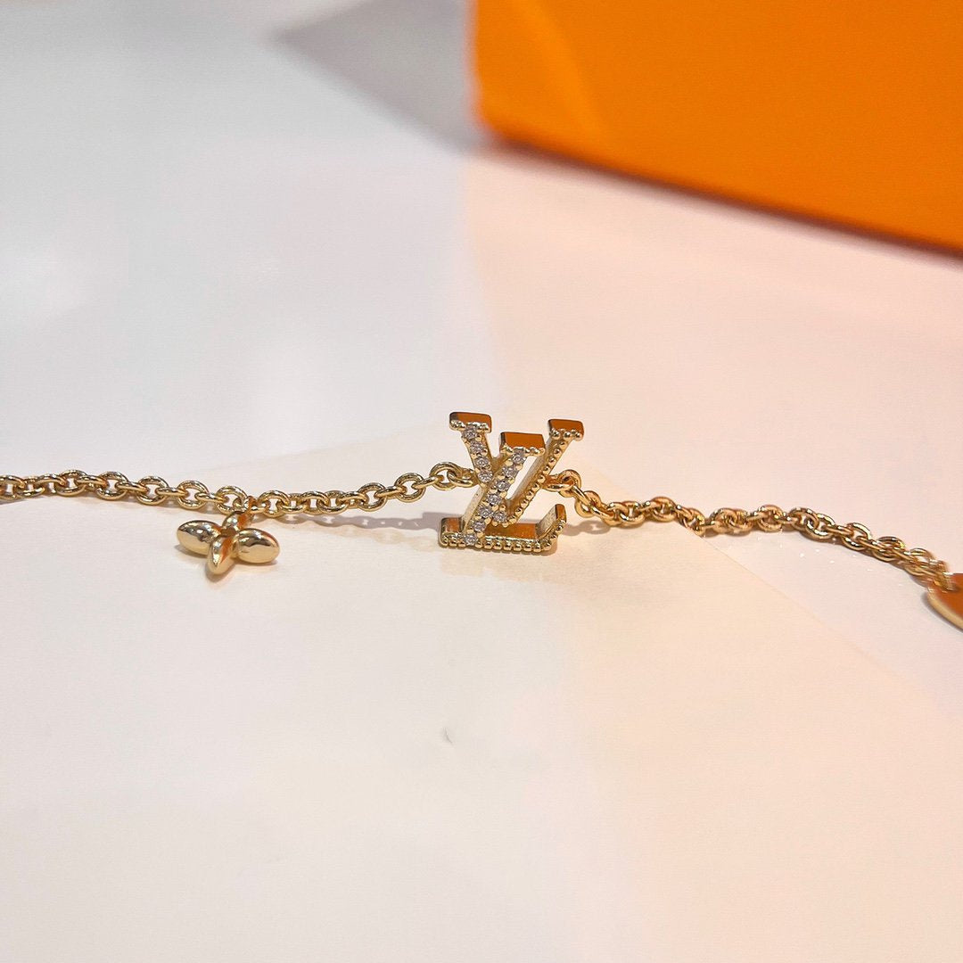 [⭐Shinejoy]LOGO STAR MOTIF GOLD BRACELET