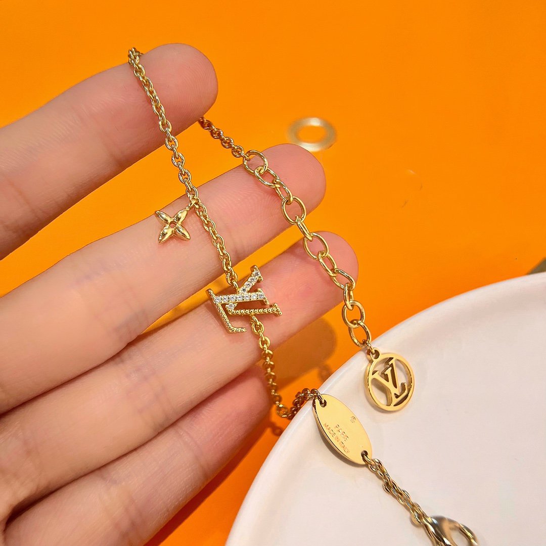[⭐Shinejoy]LOGO STAR MOTIF GOLD BRACELET