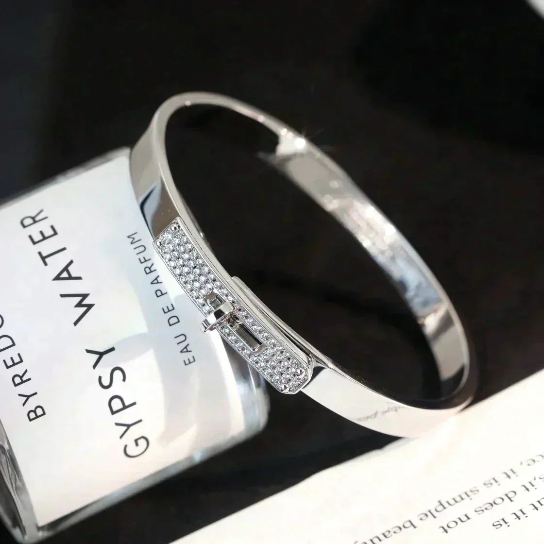[⭐Shinejoy]KELLY SILVER DIAMOND BRACELET
