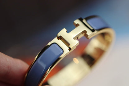 [⭐Shinejoy]H BRACELET 12MM BLUE GRAY