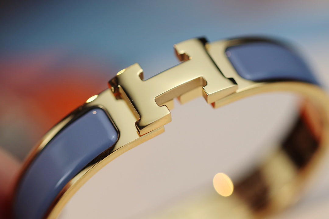 [⭐Shinejoy]H BRACELET 12MM BLUE GRAY