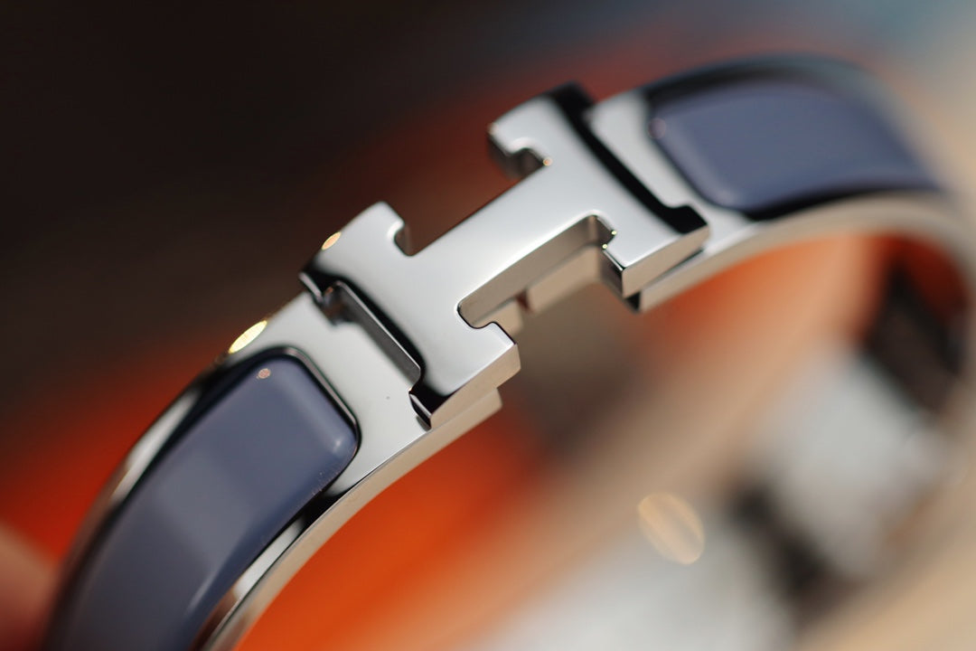 [⭐Shinejoy]H BRACELET 12MM BLUE GRAY