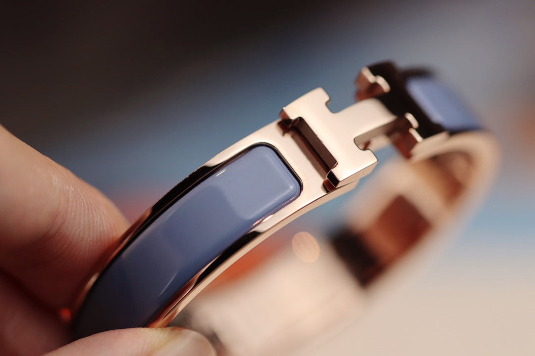 [⭐Shinejoy]H BRACELET 12MM BLUE GRAY