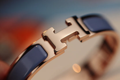 [⭐Shinejoy]H BRACELET 12MM BLUE GRAY