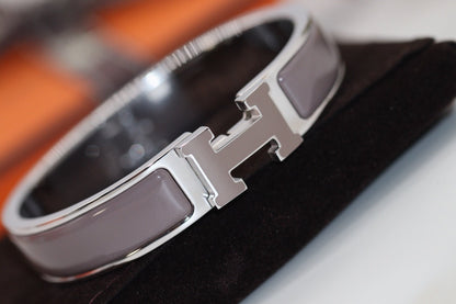 [⭐Shinejoy]H BRACELET 12MM BROWN
