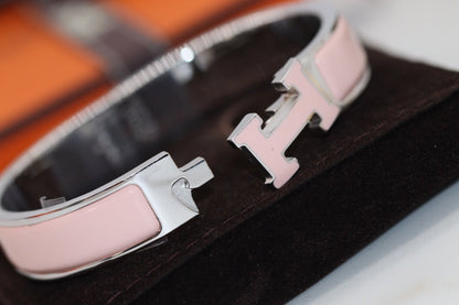 [⭐Shinejoy]H BRACELET 12MM PINK