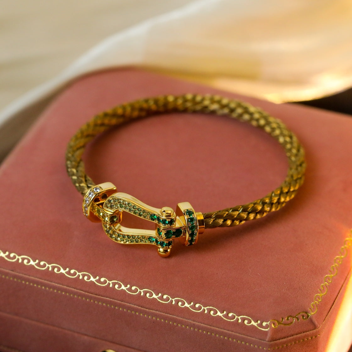 [⭐Shinejoy]FORCE 10 GOLD GREEN DIAMOND PAVED