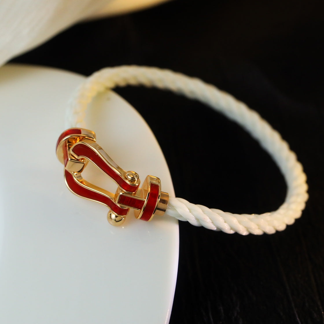 [⭐Shinejoy]FORCE 10 WHITE TEXTILE DIAMOND PAVED