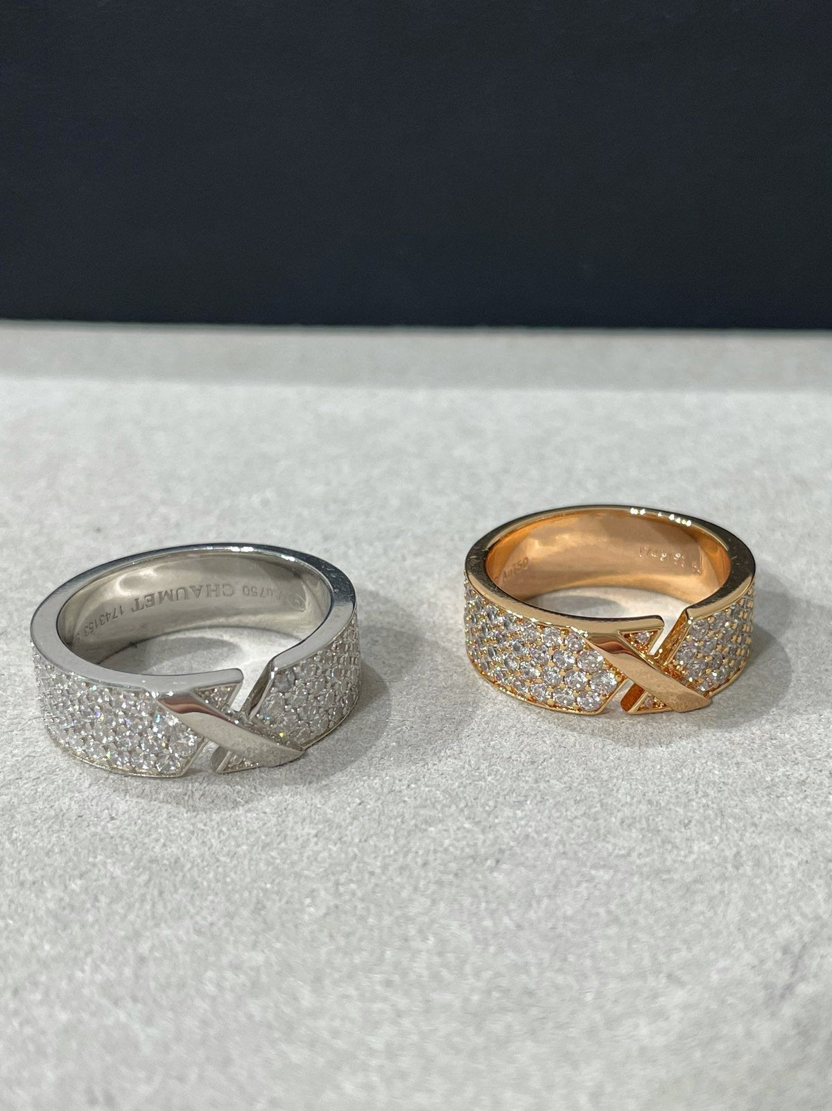 [⭐Shinejoy]LIENS EVIDENCE  DIAMOND PAVED RING
