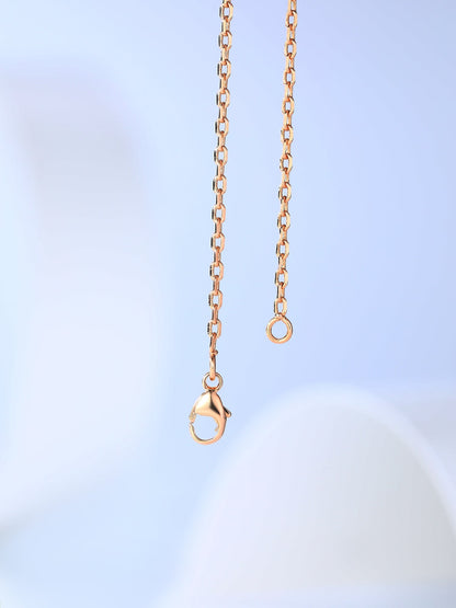 [⭐Shinejoy]H CAGE PINK GOLD NECKLACE