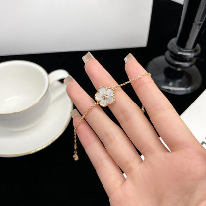 [⭐Shinejoy]LUCKY SPRING ROSE GOLD MOP BRACELET