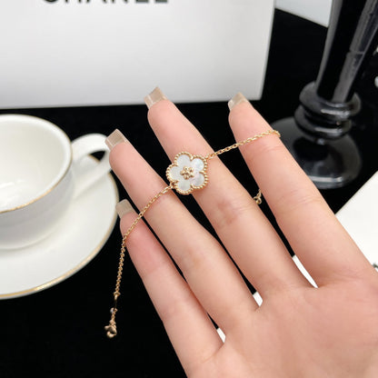 [⭐Shinejoy]LUCKY SPRING ROSE GOLD MOP BRACELET