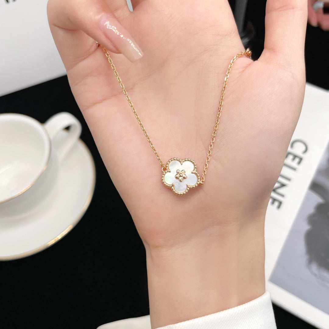 [⭐Shinejoy]LUCKY SPRING ROSE GOLD MOP BRACELET